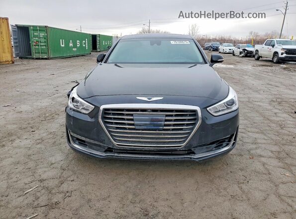 KMHG34JA2HU025826 2017 GENESIS G90 Черный Вид спереди