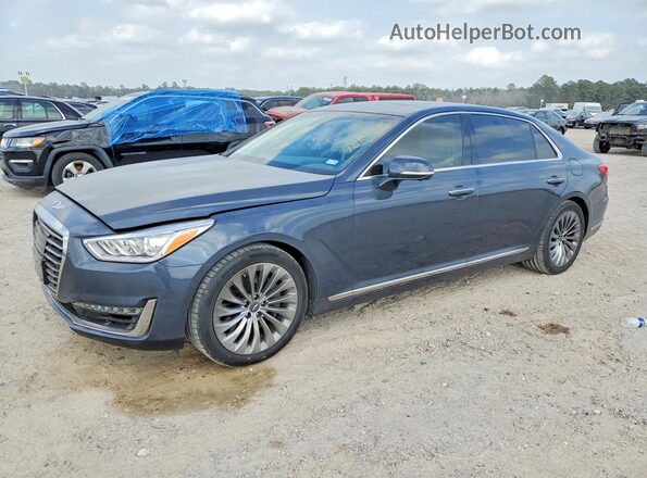 KMHG34JA5HU024248 2017 GENESIS G90 Gray Передня ліва чверть