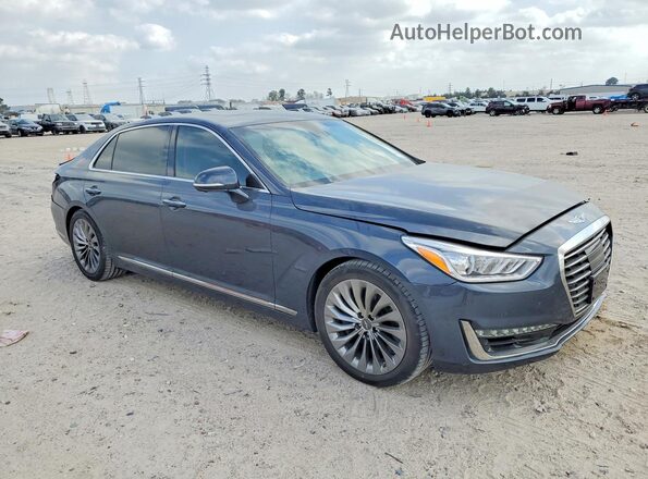 KMHG34JA5HU024248 2017 GENESIS G90 Gray Передня права чверть