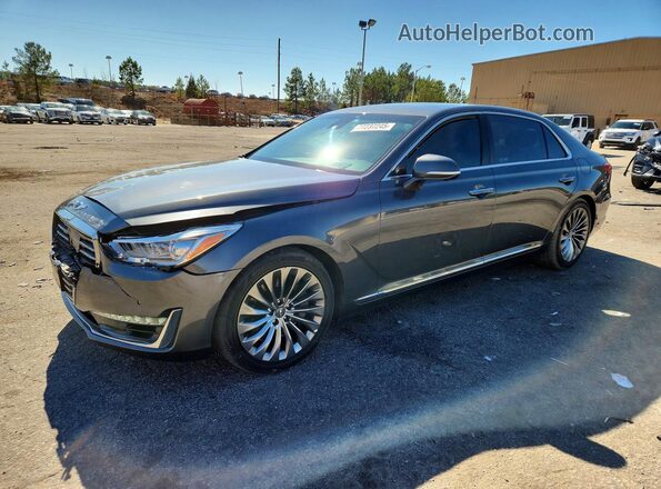 KMHG34JAXKU051274 2019 GENESIS G90 Charcoal Передня ліва чверть