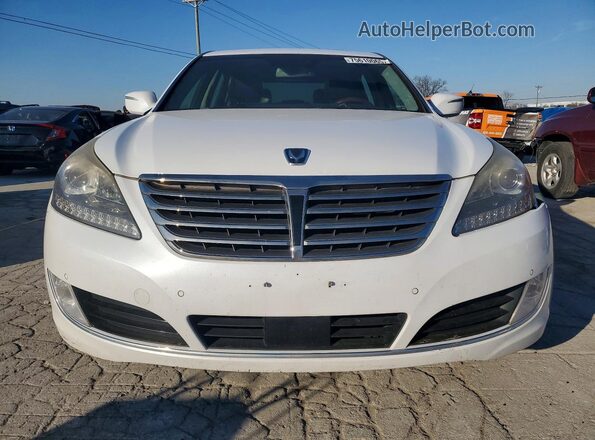 KMHGH4JH1GU102487 2016 HYUNDAI EQUUS Белый Вид спереди