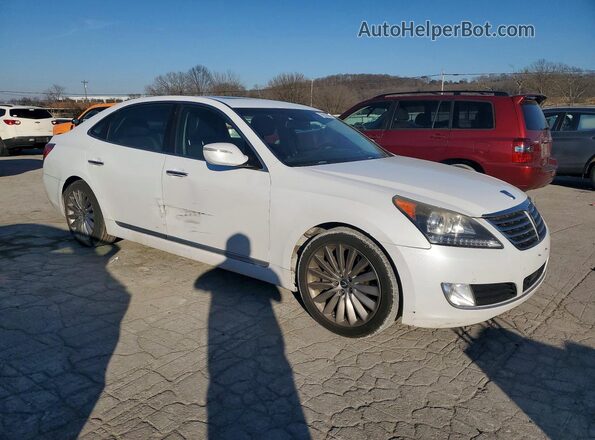 KMHGH4JH1GU102487 2016 HYUNDAI EQUUS Белый Передняя правая четверть