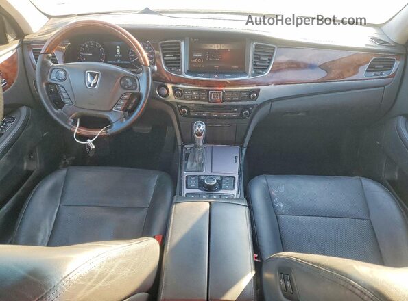 KMHGH4JH1GU102487 2016 HYUNDAI EQUUS Белый Вид панели приборов