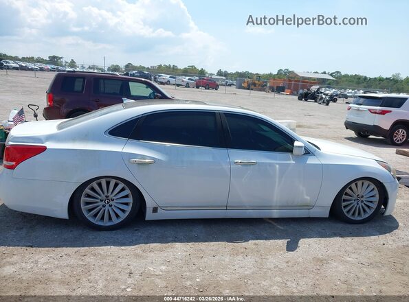 KMHGH4JH2GU103552 2016 HYUNDAI EQUUS White Vista interior trasera