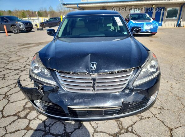 KMHGH4JH8GU104401 2016 HYUNDAI EQUUS Черный Вид спереди