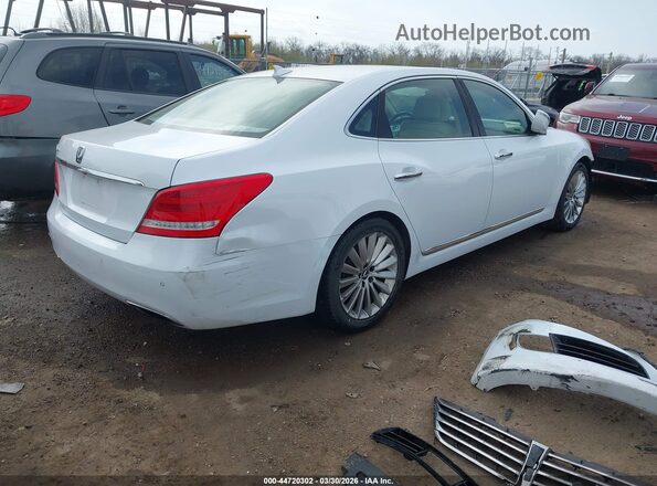 KMHGH4JH8GU106357 2016 HYUNDAI EQUUS Белый Задняя правая четверть