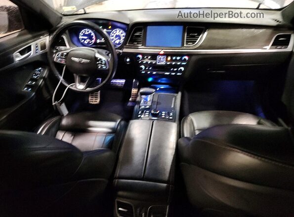 KMHGN4JB2KU296279 2019 GENESIS G80 Серый Вид панели приборов