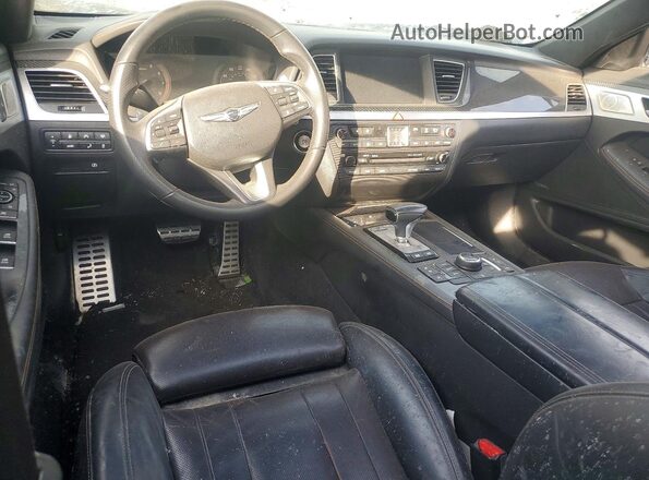 KMHGN4JB4JU215958 2018 GENESIS G80 Серый Вид панели приборов