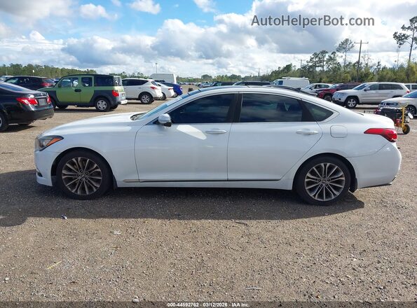 KMHGN4JE1GU107266 2016 HYUNDAI GENESIS Белый Панорамный вид салона 360°