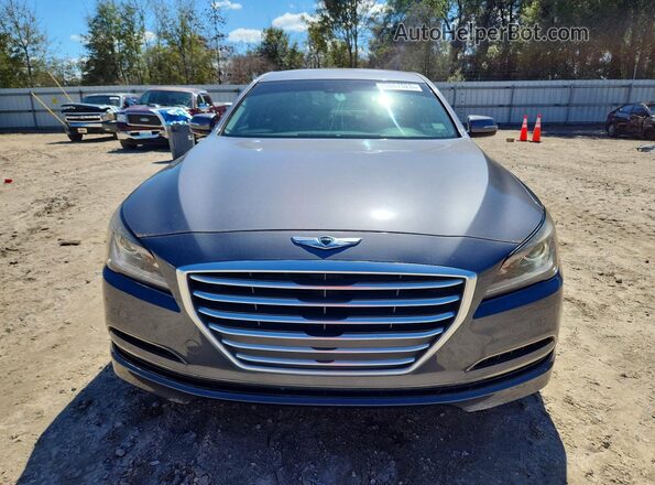 KMHGN4JE6GU121809 2016 HYUNDAI GENESIS Серый Вид спереди