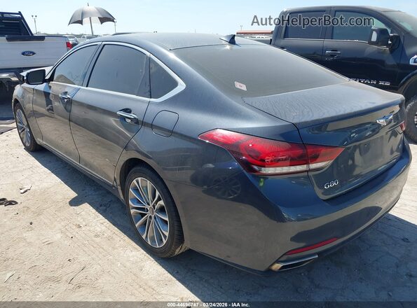 KMHGN4JEXHU190259 2017 GENESIS G80 Blue Trasero izquierdo