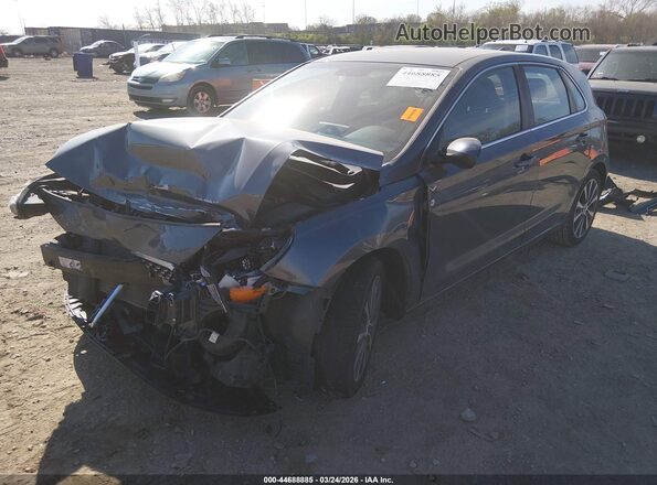 KMHH35LE1KU114076 2019 HYUNDAI ELANTRA GT Silver Przód lewy