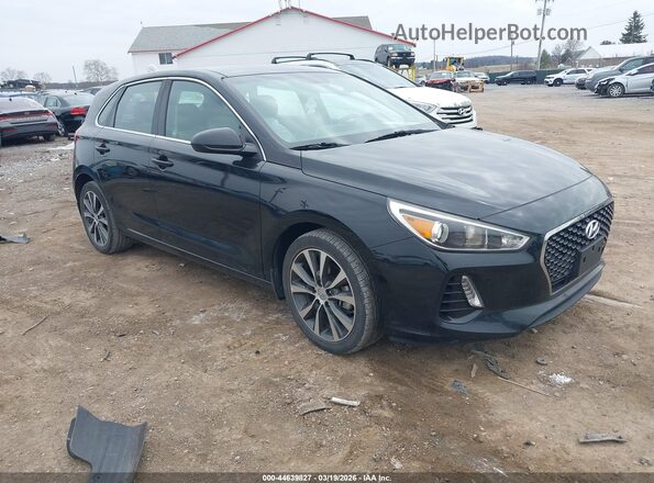 KMHH35LE2JU016382 2018 HYUNDAI ELANTRA GT Черный Передняя правая четверть
