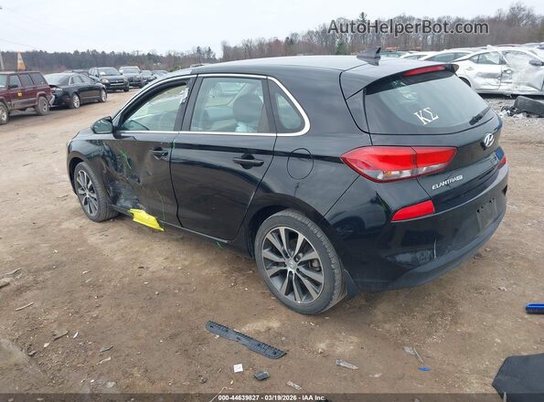 KMHH35LE2JU016382 2018 HYUNDAI ELANTRA GT Черный Задняя левая четверть