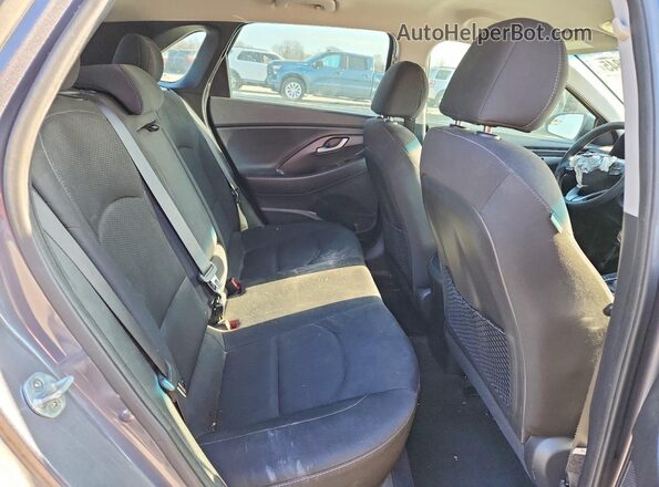 KMHH35LE2KU090385 2019 HYUNDAI ELANTRA Gray Հետևի նստատեղերի տեսք