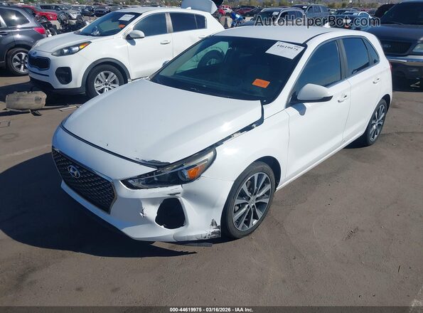 KMHH35LE3JU034597 2018 HYUNDAI ELANTRA GT Белый Передняя левая четверть