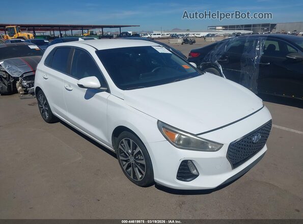 KMHH35LE3JU034597 2018 HYUNDAI ELANTRA GT Белый Передняя правая четверть