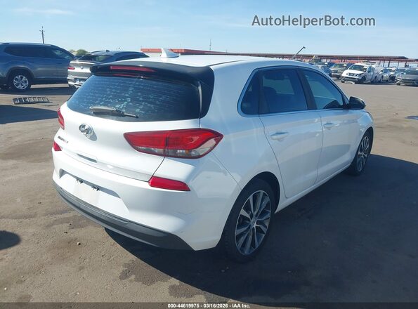 KMHH35LE3JU034597 2018 HYUNDAI ELANTRA GT Белый Задняя правая четверть