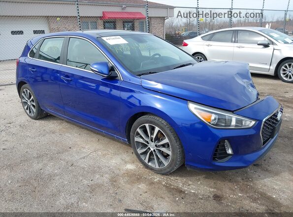 KMHH35LE3LU123864 2020 HYUNDAI ELANTRA GT Синий Передняя правая четверть
