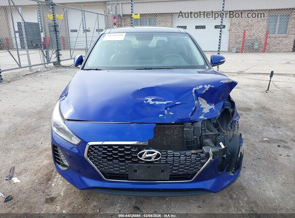 KMHH35LE3LU123864 2020 HYUNDAI ELANTRA GT Синий Вид задней части салона
