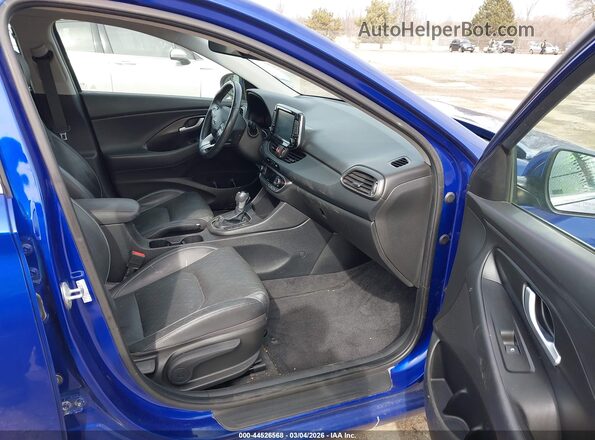 KMHH35LE3LU123864 2020 HYUNDAI ELANTRA GT Синий Вид салона спереди