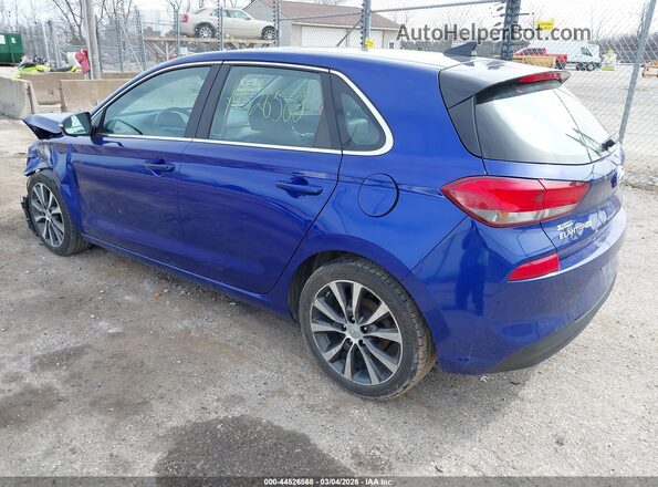KMHH35LE3LU123864 2020 HYUNDAI ELANTRA GT Синий Задняя левая четверть