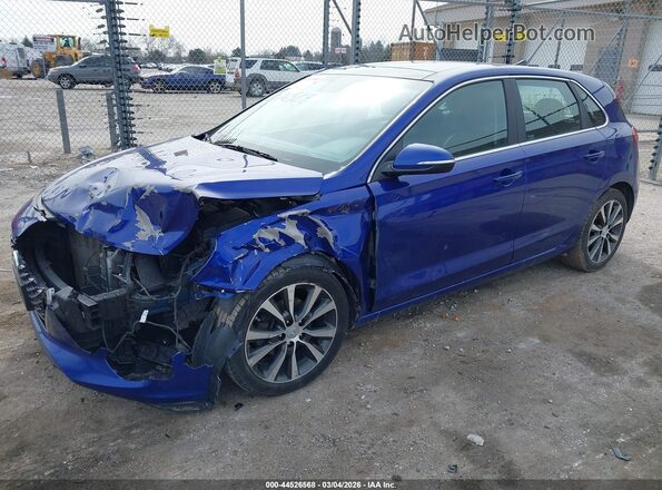 KMHH35LE3LU123864 2020 HYUNDAI ELANTRA GT Синий Передняя левая четверть