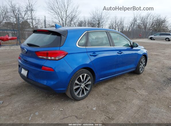 KMHH35LE4JU067463 2018 HYUNDAI ELANTRA GT Синий Задняя правая четверть