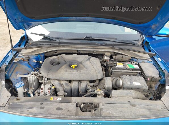 KMHH35LE4JU067463 2018 HYUNDAI ELANTRA GT Синий Вид сзади