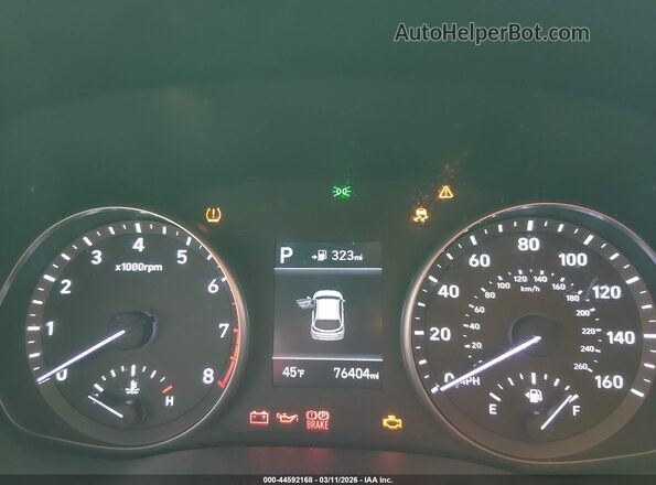 KMHH35LE7KU107018 2019 HYUNDAI ELANTRA GT Black Widok tylnych siedzeń