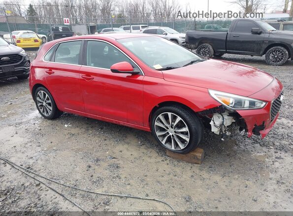 KMHH35LEXKU098184 2019 HYUNDAI ELANTRA GT Red Передня права чверть