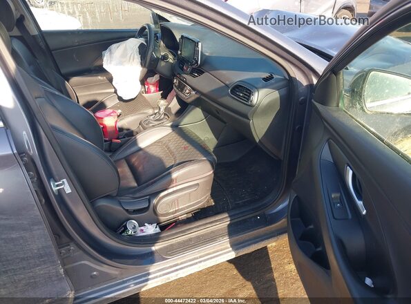 KMHH35LEXKU117686 2019 HYUNDAI ELANTRA GT Gray Widok wnętrza z przodu