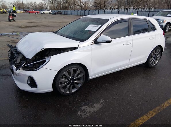 KMHH55LC2JU054638 2018 HYUNDAI ELANTRA GT Белый Передняя левая четверть