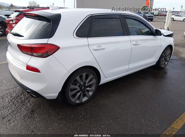 KMHH55LC2JU054638 2018 HYUNDAI ELANTRA GT Белый Задняя правая четверть