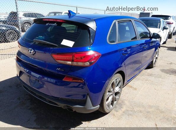 KMHH55LC3LU129138 2020 HYUNDAI ELANTRA GT Blue Հետևի աջ