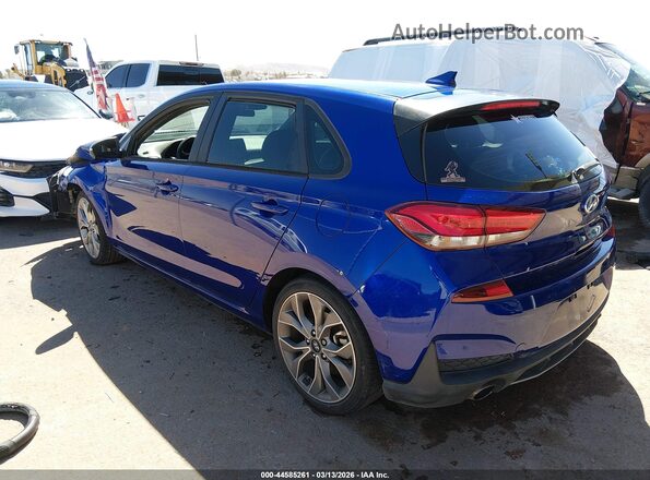 KMHH55LC3LU129138 2020 HYUNDAI ELANTRA GT Blue Հետևի ձախ