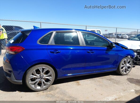 KMHH55LC3LU129138 2020 HYUNDAI ELANTRA GT Blue Սարքավորումների վահանակի տեսք