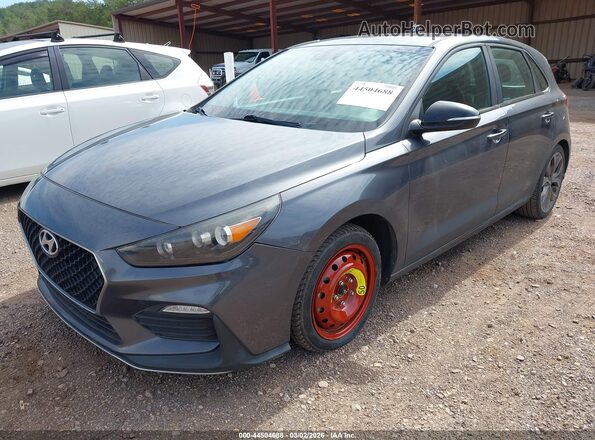 KMHH55LC8KU109028 2019 HYUNDAI ELANTRA GT Серый Передняя левая четверть