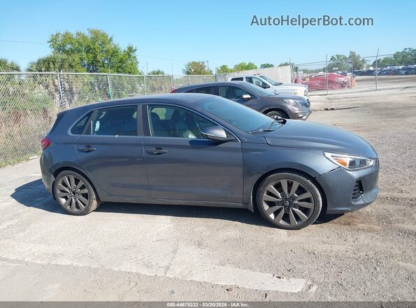 KMHH55LC9JU038355 2018 HYUNDAI ELANTRA GT Серый Вид задней части салона