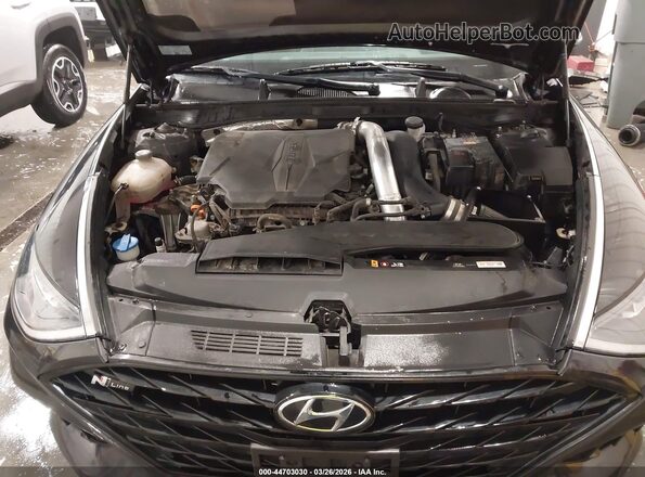 KMHL14JC6PA288567 2023 HYUNDAI SONATA Черный Вид сзади