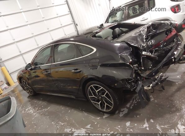 KMHL14JC6PA288567 2023 HYUNDAI SONATA Черный Панорамный вид салона 360°