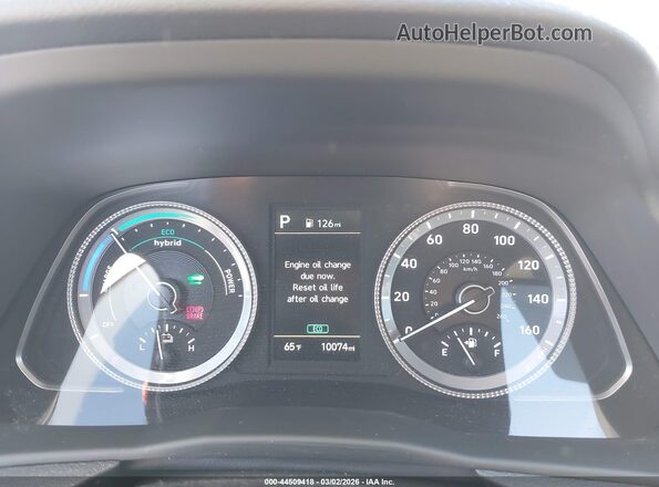 KMHL24JJ4PA080358 2023 HYUNDAI SONATA HYBRID Silver Widok tylnych siedzeń