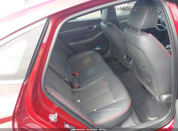 KMHL44J26PA291693 2023 HYUNDAI SONATA Красный Вид наклейки с VIN-кодом