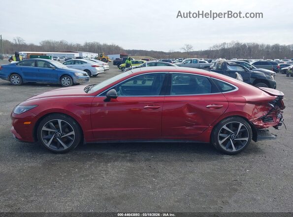 KMHL44J26PA291693 2023 HYUNDAI SONATA Красный 