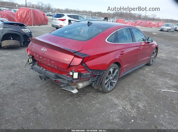 KMHL44J26PA291693 2023 HYUNDAI SONATA Красный Задняя правая четверть