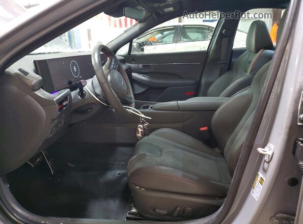 KMHL54JCXRA371409 2024 HYUNDAI SONATA Gray Widok wnętrza z przodu