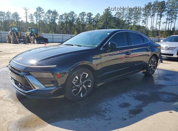 KMHL64JA2SA441406 2025 HYUNDAI SONATA Black წინა მარცხენა ხედი სამი მეოთხედიდან