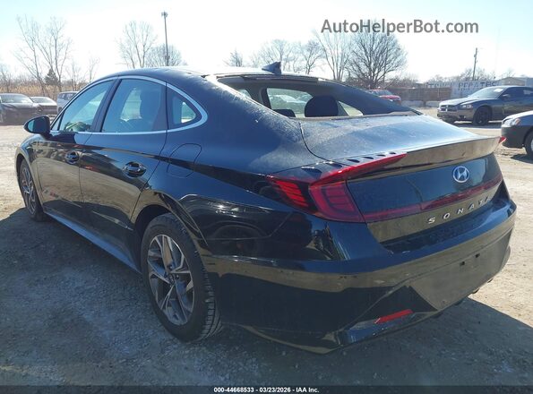 KMHL64JA3MA149654 2021 HYUNDAI SONATA Черный Задняя левая четверть