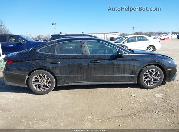 KMHL64JA3MA149654 2021 HYUNDAI SONATA Черный Вид задней части салона