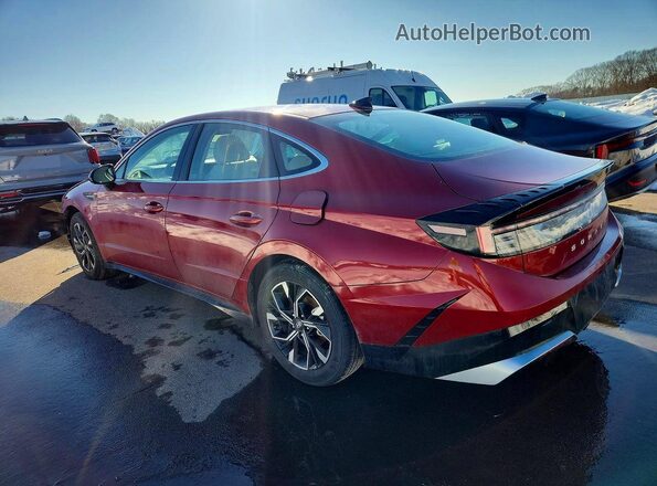 KMHL64JA5SA493483 2025 HYUNDAI SONATA Красный Задняя левая четверть